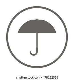 Umbrella  icon. Flat design.