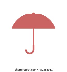 Umbrella  icon. Flat design.
