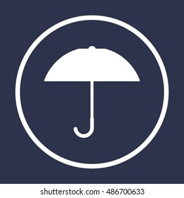 Umbrella  icon. Flat design.