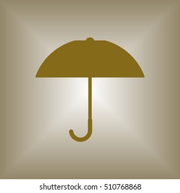 Umbrella  icon. Flat design.