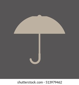 Umbrella  icon. Flat design.