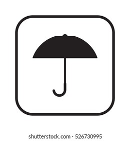 Umbrella  icon. Flat design.
