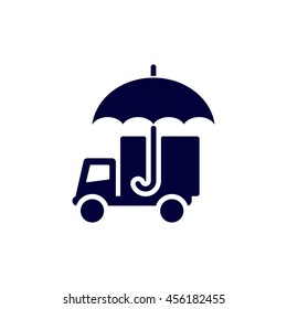 umbrella Icon, flat design style