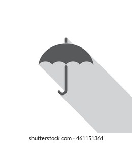 umbrella Icon, flat design style