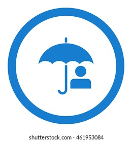 umbrella Icon, flat design style