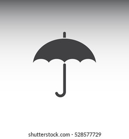 umbrella Icon, flat design style