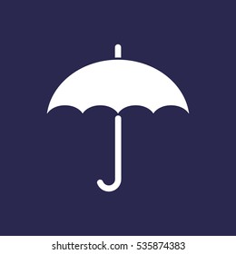 umbrella Icon, flat design style