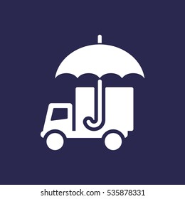 umbrella Icon, flat design style