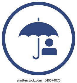 umbrella Icon, flat design style