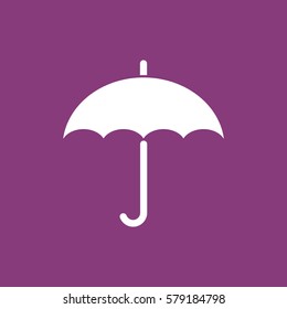 umbrella Icon, flat design style