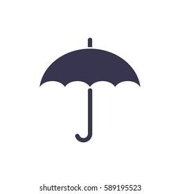 umbrella Icon, flat design style