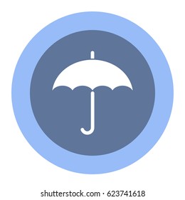 umbrella Icon, flat design style