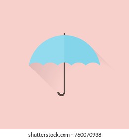 Umbrella icon flat design style - Vector