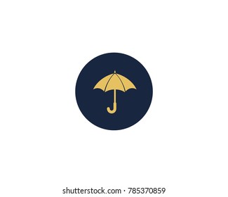 umbrella Icon, flat design style