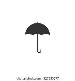 Umbrella icon flat. Illustration isolated vector sign symbol