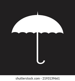 Umbrella icon. Flat illustration of umbrella icon for web