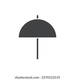 umbrella icon Flat logo set collection