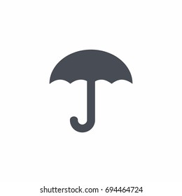 Umbrella Icon flat style on white background vector illustration