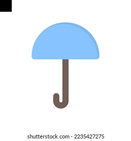 umbrella icon flat style vector