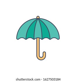 Umbrella Icon for Graphic Design Projects