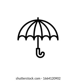 Umbrella Icon for Graphic Design Projects