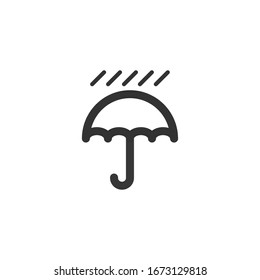 Icono de los paraguas para proyectos de diseño gráfico