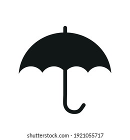 Umbrella icon for graphic design projects