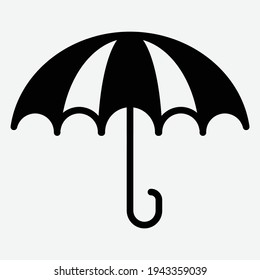 Umbrella Icon for Graphic Design Projects