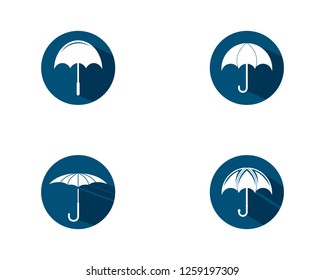 Umbrella icon illustration