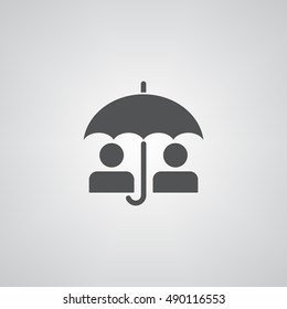 umbrella icon illustration isolated vector sign symbol