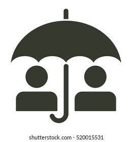 umbrella icon illustration isolated vector sign symbol