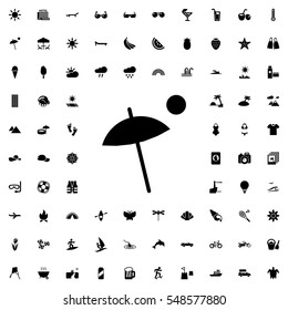 umbrella icon illustration isolated vector sign symbol