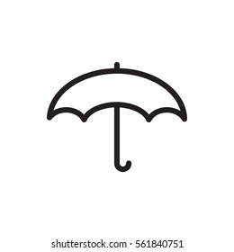 umbrella icon illustration isolated vector sign symbol
