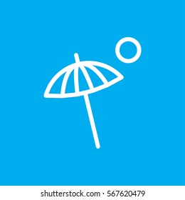umbrella icon illustration isolated vector sign symbol