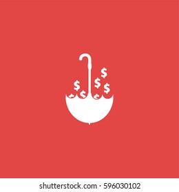 Umbrella icon illustration isolated vector sign symbol