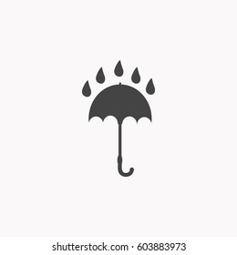 Umbrella icon illustration isolated vector sign symbol