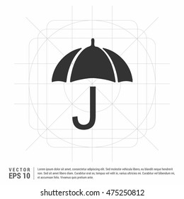 Umbrella Icon, insurance Icon