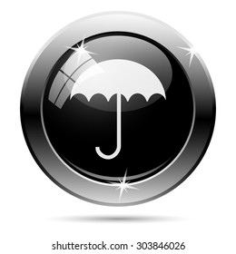 Umbrella icon. Internet button on white background. EPS10 vector 