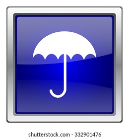 Umbrella icon. Internet button on white background. EPS10 vector.