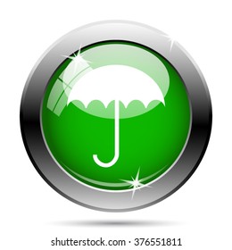 Umbrella icon. Internet button on white background. EPS10 vector.