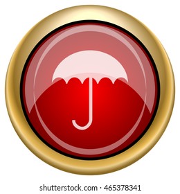 Umbrella icon. Internet button on white background. EPS10 vector.
