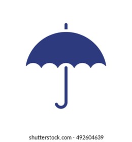 Umbrella    icon,  isolated. Flat  design.
