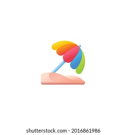 umbrella Icon Isolated On White Background
