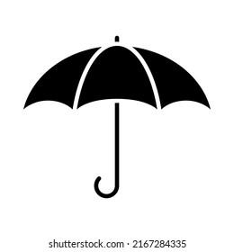 Umbrella icon isolated on white background