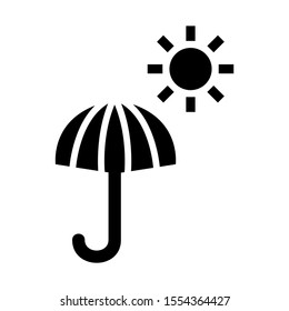 umbrella icon isolated sign symbol vector illustration - high quality black style vector icons
