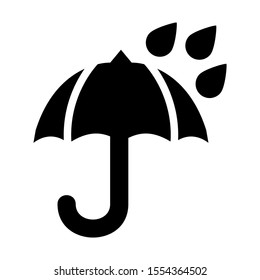 umbrella icon isolated sign symbol vector illustration - high quality black style vector icons
