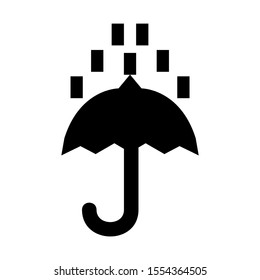 umbrella icon isolated sign symbol vector illustration - high quality black style vector icons
