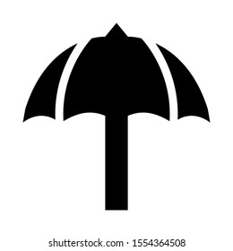 umbrella icon isolated sign symbol vector illustration - high quality black style vector icons
