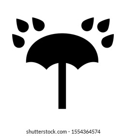 umbrella icon isolated sign symbol vector illustration - high quality black style vector icons
