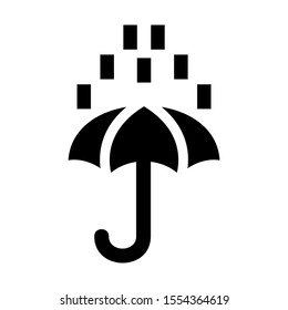 umbrella icon isolated sign symbol vector illustration - high quality black style vector icons
